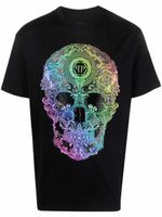 Philipp Plein t-shirt à imprimé baroque - Noir