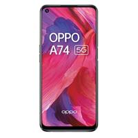 Oppo A74 5G Dual CPH2197 128 GB 6 GB RAM Fabriek ontgrendeld (alleen GSM | Geen CDMA - niet compatibel met Verizon/Sprint) Internationale versie - Vloeibaar Zwart