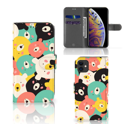 Apple iPhone 11 Leuk Hoesje Bears Apple iPhone 11 Leuk Hoesje Bears