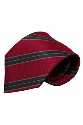 Rode zijden stropdas Dura 01