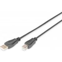 Digitus 3m USB 2.0 USB-kabel USB A USB B Zwart - thumbnail