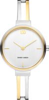 Danish Design IV65Q1265 Horloge Barbara staal goud0en zilverkleurig 30 mm