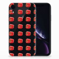 Apple iPhone Xr Siliconen Case Paprika Red - thumbnail