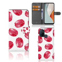 OnePlus Nord N100 Book Cover Pink Macarons - thumbnail