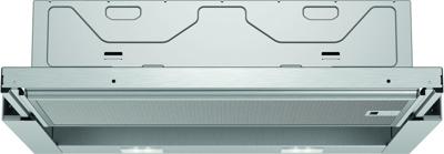 Siemens iQ100 LI64LA521 afzuigkap 389 m³/uur Semi-inbouw (uittrekbaar) Metallic, Zilver B