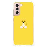 Samsung Galaxy S21 FE Stevig Bumper Hoesje Baby Leopard