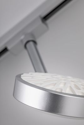 Paulmann URail Discus 230V-railsysteem lamp URail LED vast ingebouwd 5 W LED Chroom (mat), Chroom