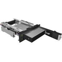 ICY BOX IB-166SSK-B Inbouwframe voor 1x 3,5" SATA/SAS HDD wisselframe 5.25" bay - thumbnail