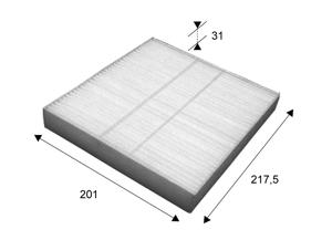 Interieurfilter CLIMFILTER COMFORT VALEO, u.a. für Mitsubishi, Nissan, Infiniti, Citroën, Peugeot