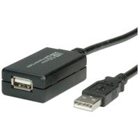 VALUE USB 2.0 Verleng kabel met actieve Repeater 12m - thumbnail