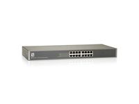 LevelOne FSW-1650 netwerk-switch Unmanaged Fast Ethernet (10/100) Grijs - thumbnail