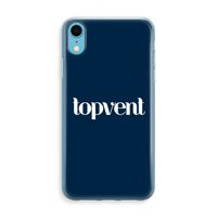 Topvent Navy: iPhone XR Transparant Hoesje - thumbnail