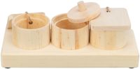 TRIXIE SNACK CUPS VOOR RATTEN EN KONIJNEN HOUT 15X45X6 CM - thumbnail