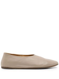 Marsèll ballerines Coltellaccio en cuir - Gris