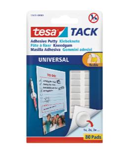 tesa TACK Kneedlijm 59405-00500-01 Wit 240 stuk(s)