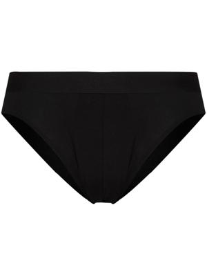 Zimmerli slip à bande logo - Noir