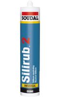 Soudal Silirub 2 | Siliconenkit | Transparant | 600 ml - 104073