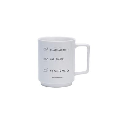 Set Van 6 Koffiemokken Nu Mag Je Praten - Overig (5410574913494)
