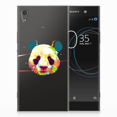 Sony Xperia XA1 Ultra Telefoonhoesje met Naam Panda Color