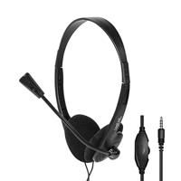 LogiLink HS0055 - Stereo Headset, 1x 3,5 mm stereo stekker, microfoon