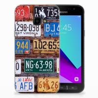 Samsung Galaxy Xcover 4 | Xcover 4s Siliconen Hoesje met foto Kentekenplaten