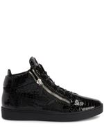 Giuseppe Zanotti baskets Kriss en cuir - Noir - thumbnail