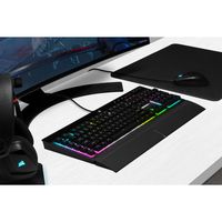 Corsair K55 RGB PRO XT toetsenbord USB AZERTY Belgisch Zwart - thumbnail