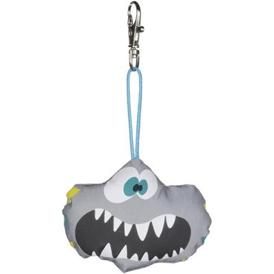 Wowow Sleutelhanger Crazy Monster Kris 10 Cm Katoen Grijs