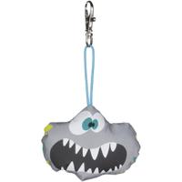 Wowow Sleutelhanger Crazy Monster Kris 10 Cm Katoen Grijs