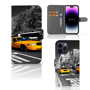 iPhone 15 Pro Max Flip Cover New York Taxi