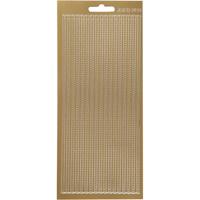 Creotime foliestickers rand 17 stuks goud 21 cm