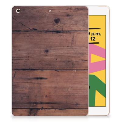 Apple iPad 10.2 | iPad 10.2 (2020) | 10.2 (2021) Silicone Tablet Hoes Old Wood Apple iPad 10.2 | iPad 10.2 (2020) | 10.2 (2021) Silicone Tablet Hoes Old Wood