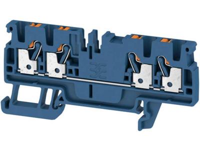 Doorgangsklem Weidmüller A4C 2.5 DBL 2534740000 Donkerblauw 100 stuk(s)