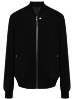 Rick Owens crepe wool bomber jacket - Noir - thumbnail