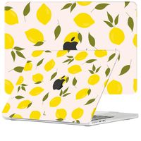 Lunso MacBook Air 15 inch M2/M3 (2023-2024) cover hoes - case - Squeezy Lemon - thumbnail