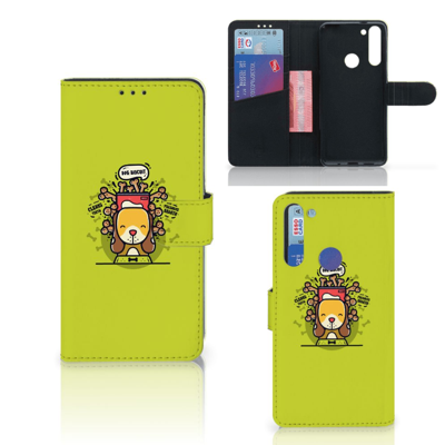 Motorola Moto G8 Leuk Hoesje Doggy Biscuit Motorola Moto G8 Leuk Hoesje Doggy Biscuit