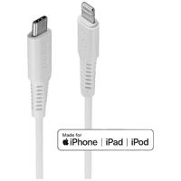 LINDY USB-kabel USB 2.0 Apple Lightning stekker, USB-C stekker 3.00 m Wit 31318 - thumbnail