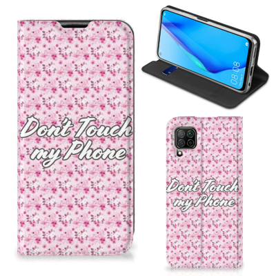 Huawei P40 Lite Design Case Flowers Pink DTMP