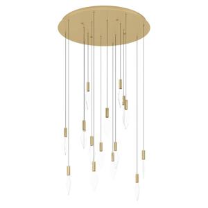 Stars of Light Ronde hanglamp Mirador goud Ø 78cm 390361