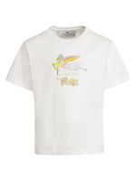 ETRO KIDS x Trolls t-shirt en coton à logo brodé - Blanc