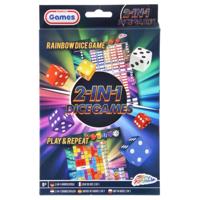 Grafix 2in1 Dobbelspel Regenboog + Speel en Herhaal