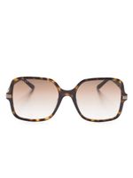 Gucci Eyewear lunettes de soleil à monture oversize - Marron