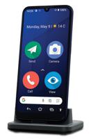 doro 8200 Dual-SIM senioren smartphone IP54, Met NFC, SOS-knop, SOS-functie Donkerblauw - thumbnail