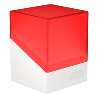 Ultimate Guard Boulder Deck Case 100+ SYNERGY Red/White - thumbnail