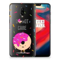 OnePlus 6 Siliconen Case Donut Roze