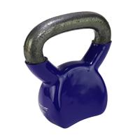 Tunturi Vinyl Kettlebell l 4KG l paars