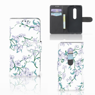 Motorola Moto G 3e Generatie Uniek Hoesje Blossom White Motorola Moto G 3e Generatie Uniek Hoesje Blossom White
