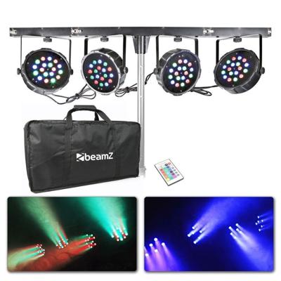 2e keus - BeamZ 4-weg LED Parbar met 18x 1W RGB LEDs 2e keus - BeamZ 4-weg LED Parbar met 18x 1W RGB LEDs