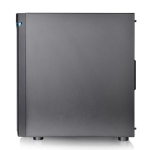 Thermaltake CA-1X4-00M1WN-00 Midi-tower PC-behuizing Zwart LCS-compatibel, Zijvenster, Geschikt voor AIO-waterkoeling, Geschikt voor DIY-waterkoeling, 2