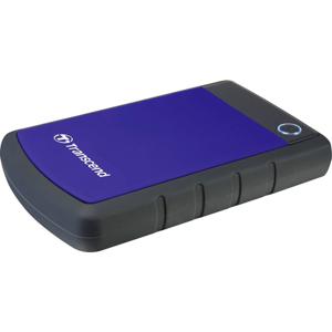 Transcend StoreJet® 25H3B 2 TB Externe harde schijf (2,5 inch) USB 3.2 Gen 1 (USB 3.0) Blauw, Grijs TS2TSJ25H3B